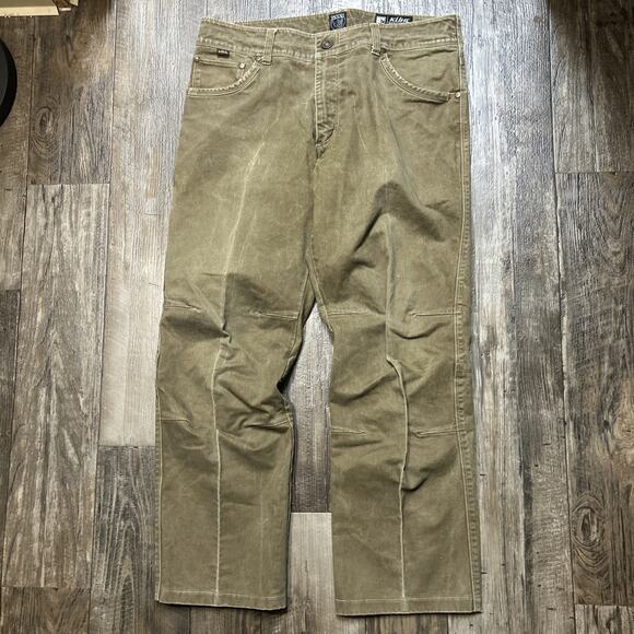 KUHL - MEN'S 35 X 32 - ERGONOMICALLY DESIGNED FIT FREE RYDE WAIST RYDR PANTS - Picture 1 of 8